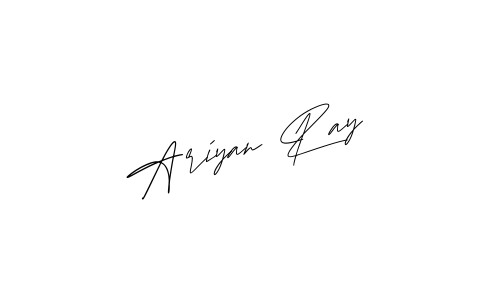 Ariyan Ray name signature